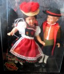 black forest two dolls in container